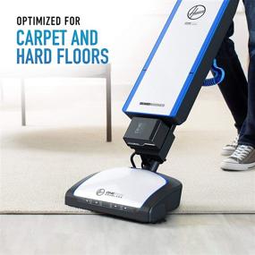 img 1 attached to 🧹 Hoover ONEPWR HEPA+ Cordless Bagged Upright Vacuum Cleaner, Lightweight, Carpet and Hard Floor Cleaning, BH55500PC, White