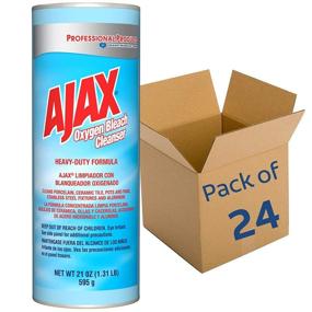 img 1 attached to 🧼 Powerful AJAX-14278 Professional Oxygen Bleach Powder Cleanser - Heavy Duty Bulk Cleaner | 21oz Can (Case of 24)