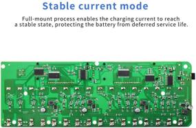 img 1 attached to 🔋 PALO 16-слотовая зарядка для аккумуляторов с быстрой зарядкой и LCD-дисплеем: аккумуляторы типа AA/AAA Ni-MH/Ni-Cd с функцией разряда.