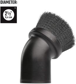 img 2 attached to 🧹 CRAFTSMAN 37413 2-1/2 in. Dusting Brush Wet/Dry Vac Attachment for Effective Cleaning