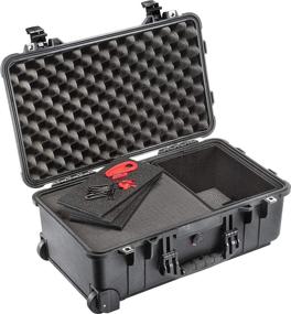 img 3 attached to 📸 Pelican 1510 Hybrid Case - With TrekPak Dividers and Foam - Perfect for Drone or DSLR Camera Storage (Black)