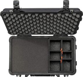 img 2 attached to 📸 Pelican 1510 Hybrid Case - With TrekPak Dividers and Foam - Perfect for Drone or DSLR Camera Storage (Black)