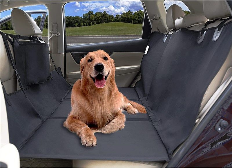 AMOCHIEN Backseat Extender - Amochien Pet Car Seat Cover
