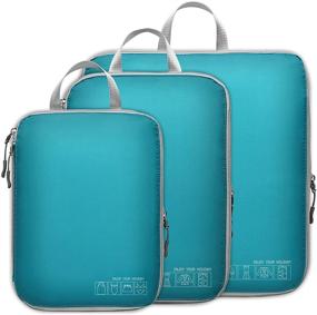 img 4 attached to Cambond Compression Packing Cubes - Essential Travel Accessories for Organized Luggage