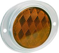 🟡 blazer international b888a oval aluminum amber reflector: enhanced visibility for safety logo