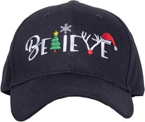 img 4 attached to Christmas Believe Baseball Holiday Black 3 Outdoor Recreation for Hiking & Outdoor Recreation Clothing