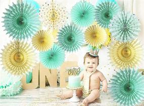 img 3 attached to 🎉 Mint Gold Party Decorations: Perfect for Birthdays, Showers, and Weddings!