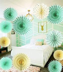 img 4 attached to 🎉 Mint Gold Party Decorations: Perfect for Birthdays, Showers, and Weddings!