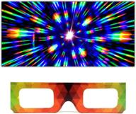 👓 glofx cardboard diffraction glasses with paper lenses logo