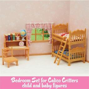 img 2 attached to 🛏️ Optimized Search: Calico Critters Bedroom Set for Children