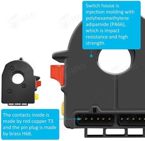 img 1 attached to 🔧 M MATI Left Handlebar Switch Assembly for Polaris Sportsman Scrambler Magnum Trail Blazer Trail Boss Diesel Xpedition Xplorer Sport Worker - 4010262 4110243 4110248