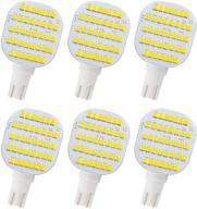 🔆 grv t10 921 922 912 led 38-2835 smd dc12v-24v rv ceiling dome light rv interior lighting trailer camper warm white pack of 6: powerful & energy-efficient lighting solution logo