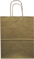 🛍️ jillson roberts bulk medium recycled kraft bags: 13 color options, gold metallic, 250-count (bmk915) logo