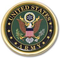 🦅 us army eagle auto emblem with chrome finish logo