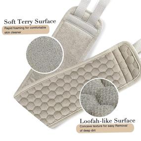 img 2 attached to Suntee Back Scrubber & Exfoliating Sponge Kit