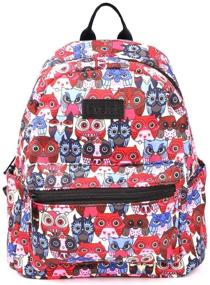 img 4 attached to Fvstar Floral Backpack: Stunning Christmas & Thanksgiving Holiday Companion