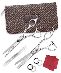 img 4 attached to 💇 Enhanced SEO: Olivia Garden SilkCut Hairdressing Shear & Thinner Set