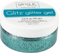 gina k. designs for therm o web glitz glitter gel: let your creations sparkle with turquoise sea! logo
