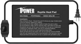 img 4 attached to 🦎 iPower Reptile Heat Mat Under Tank Warmer with Adjustable Temperature Controller - 4W/8W/16W/24W Terrarium Heater Pad, Digital Thermometer & Hygrometer - Ideal for Amphibians - Multiple Sizes Available