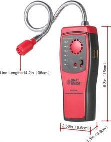 img 2 attached to 🔥 Highly Sensitive Combustible Gas Detector | Portable Natural Gas Tester Alarm | Propane Methane Gas Sensor | Sniffer with Sound Warning | Adjustable Sensitivity | Flexible Probe