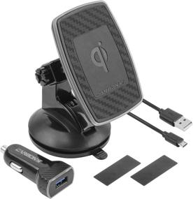 img 4 attached to 🔌 CARBON XT 10W Qi Wireless Magnetic Charger with Suction Cup Mount for Enhanced SEO