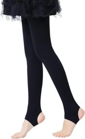 img 4 attached to Frola Girls Ultra Stirrup Tights