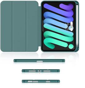 img 2 attached to Soke New IPad Mini 6 Case 2021 With Pencil Holder - [Full Body Protection + 2Nd Gen Apple Pencil Charging + Auto Wake/Sleep]