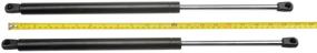 img 4 attached to 🚪 High-Quality Tailgate Rear Hatch Lift Supports for Chevrolet Trailblazer, GMC Envoy, Buick Rainier, Ascender, Bravada - 2002-2009 - 2PC Set