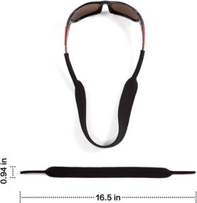 img 3 attached to Pack of 3 Neoprene Floating Sunglasses Straps