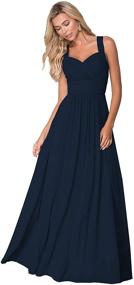 img 3 attached to 👗 Aofur Sleeveless Evening Wedding Dresses - Women's Clothing with Enhanced SEO