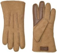 ugg water resistant sheepskin gloves men's accessories and gloves & mittens logo
