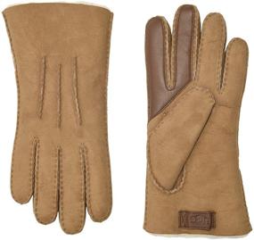 img 1 attached to UGG Water Resistant Sheepskin Gloves Men's Accessories and Gloves & Mittens