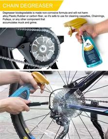 img 2 attached to Ultrafashs Bike Chain Lubricant and Cleaner Set - includes Bicycle Degreaser, Wet Lubricant, and Chain Scrubber Cleaning Brush Tool - for optimal cleaning of Bike Chains, Rear Cogs, and Chainrings - Bike Lube: 2oz, Degreaser: 10oz or 17oz