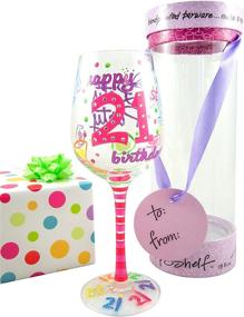 img 3 attached to 🎁 Exclusive Handcrafted 21st Birthday Wine Glass: Top Shelf Artistry and Uniqueness