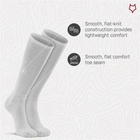 img 2 attached to Ultra Lightweight Fox River Wick Dry Therm A Wick Over The Calf Liner Socks for Optimal Warmth