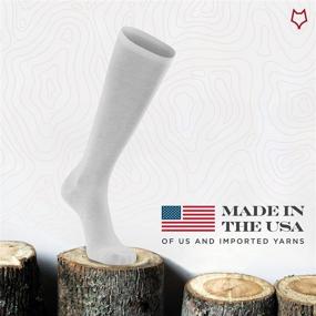 img 3 attached to Ultra Lightweight Fox River Wick Dry Therm A Wick Over The Calf Liner Socks for Optimal Warmth