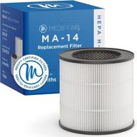 medify ma-14 replacement filter - eliminate smoke, smokers, dust, odors, pet dander 🧼 - 3-in-1 protection with pre-filter, h13 hepa, activated carbon - 99.9% removal - 1-pack логотип