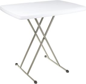img 4 attached to Folding Table with TV Tray by Everyday 📺 Home – Ideal for Laptops, 30 x 20 x 28