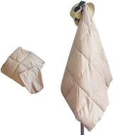 🧸 zzlamb packable & lightweight travel blanket for kids - versatile down throw blanket for indoor & outdoor use, perfect for couch, airplane, car, camping, hiking, and backpacking - stadium-ready, beach-ready, and hammock-friendly - 28’’x51’’ khaki logo