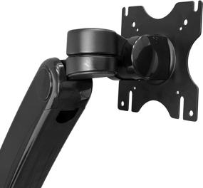 img 1 attached to 🖥️ StarTech.com Full Motion Wall Mount Monitor Arm - Adjustable VESA Monitor Wall Mount - Supports 12” to 34” Monitors - Black (ARMPIVWALL)