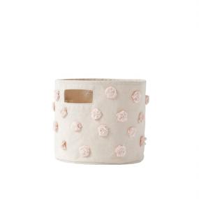 img 4 attached to 🎀 Pehr Pint Blush Pom Pom: Chic and Versatile Storage Solution with a Touch of Playful Elegance