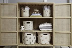 img 1 attached to 🎀 Pehr Pint Blush Pom Pom: Chic and Versatile Storage Solution with a Touch of Playful Elegance