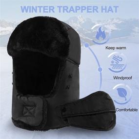 img 1 attached to Trapper Trooper Russian Windproof Ushanka Outdoor Recreation and Outdoor Clothing