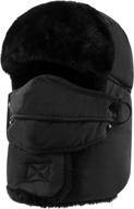 trapper trooper russian windproof ushanka outdoor recreation and outdoor clothing logo
