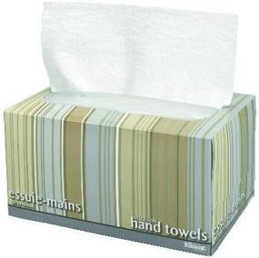 img 2 attached to 🔘 KLEENEX Ultra Soft Hand Towels - 70 Pop-Up Box, White, 9x10 1/2 inches