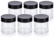 clear acrylic travel bottle & container set: refillable travel accessories for jetsetters logo