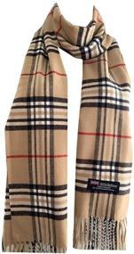 img 4 attached to Scottish Cashmere Winter Scarves for Men - Stylish Accessories for Cold Weather