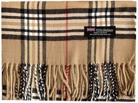 img 1 attached to Scottish Cashmere Winter Scarves for Men - Stylish Accessories for Cold Weather