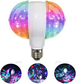 img 4 attached to 🎉 MINO ANT Disco Ball Light - Vibrant 6W E27 RGB Multicolor LED Strobe Lights for Memorable Parties, DJ Stage, and Holiday Decor (1 Pack)