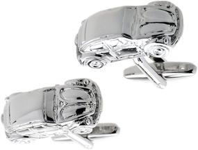 img 4 attached to MRCUFF Iconic Cufflinks Presentation Polishing Men's Accessories in Cuff Links, Shirt Studs & Tie Clips
